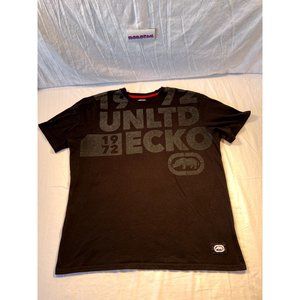 Ecko Unlimited T-Shirt Men's Large Black Short Sleeve Shirt